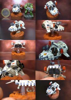 Land Speeder Tifon (micro miniatura de papel) by pesadilla
