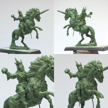 Dread Queen on Undead Unicorn by philhynes