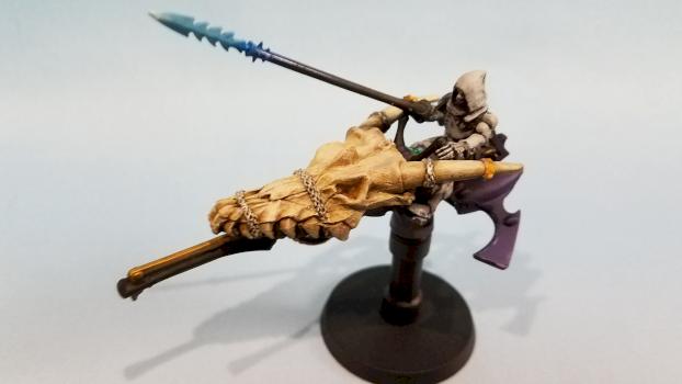 Custom Eldar Autarch on Jetbike with Lance by gebron