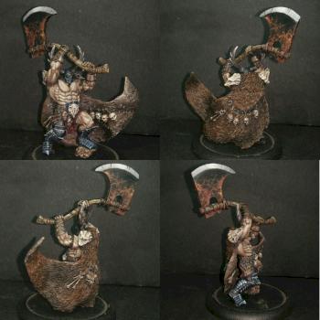 Carrowek of Carn Dhu, War-Drune on Foot by House