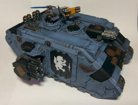Space Wolves Land Raider Crusader by Project 2501