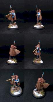 Female Ranger with Spear by belminiart