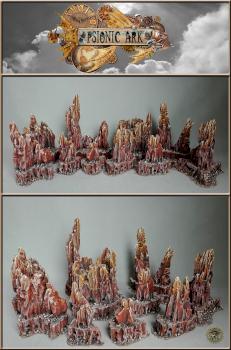 BADLANDS DESERT ROCKS by PsionicArk