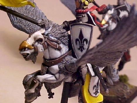 Bretonnian Pegasus Knights by veal759