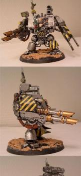 Iron Warriors Dreadnought (WIP) by pixeleye