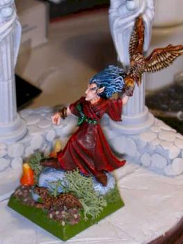Wood Elf mage by engle75