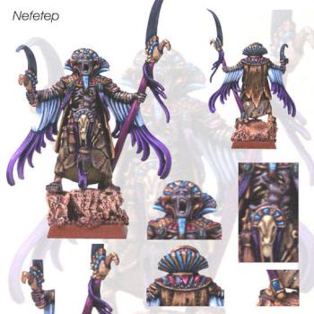 Nefetep The Hierophant Liche High Priest of Khemri Tomb King by alino77