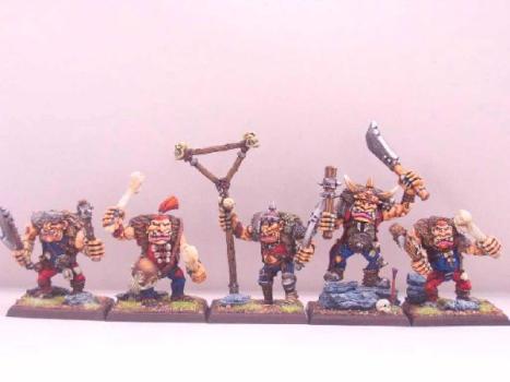 Golgfag's mercenary ogres - La dream team ... by Naoned