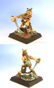 Vintage Chaos Beastman with Vampire head by SaxonAngel