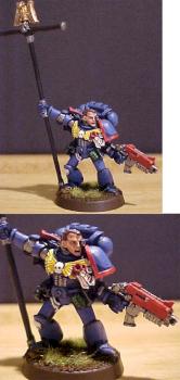 Space Marine Standard Bearer by Babela