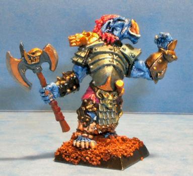 Grahn Bonecrusher, Orc Warlord by Sand Rat