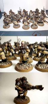 Cadian Shock Troops by hoffmangler