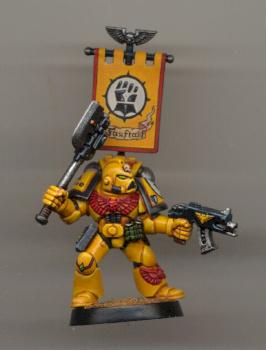 Space Marine Imperial Fist Sergant by Beleth666