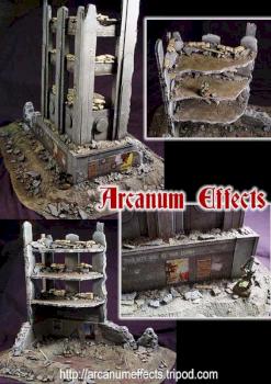 40k CityFight Administratum ruins by arcanumfx
