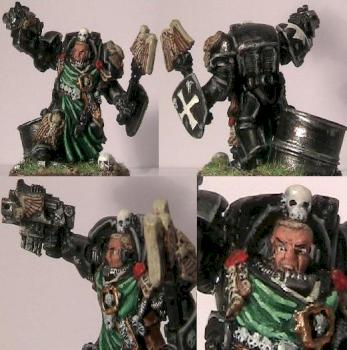 Black Templars Chaplain with Terminator Armour by fraggL