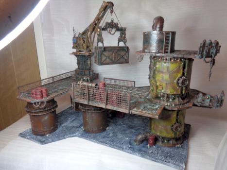 chemical storage unit with crane by thecat