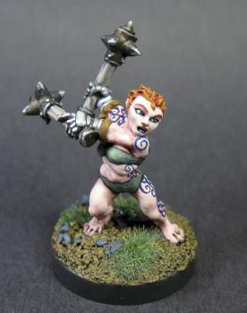 03108 Azrin Female Dwarf Barbarian by mikecarrero
