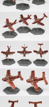 Aeronautica Imperialis Wings of Vengeance Ork Planes by Jambot