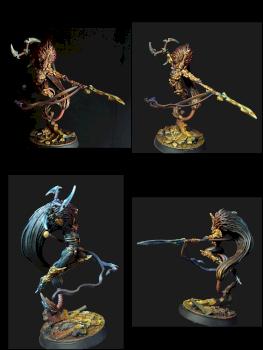 Eldar Phoenix Lord Jain Zar by KeesM