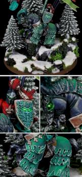 Green Knight of Bretonnia by White Weasel Studio