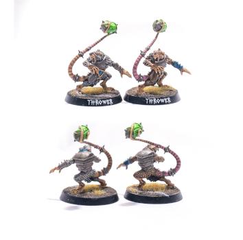 Blood Bowl Skaven Team Throwers by Poepoe