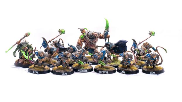 Blood Bowl Skaven Team by Poepoe