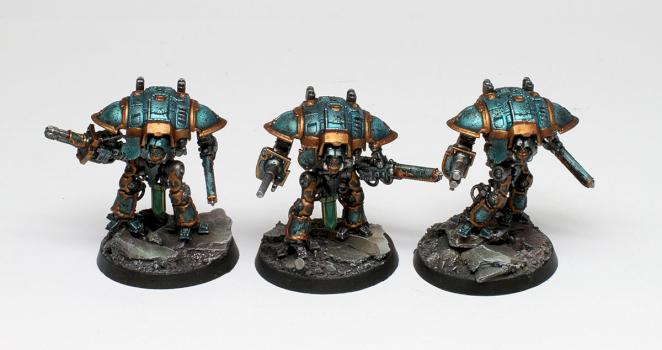 Adeptus Titanicus 3 Imperial Knights by Jambot