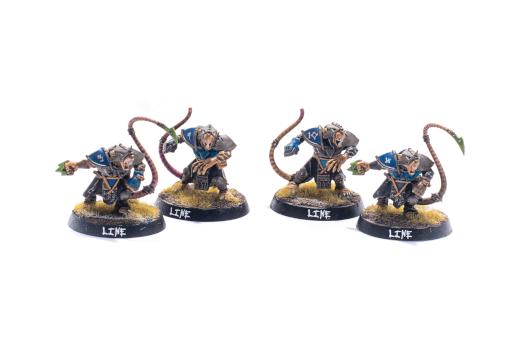 Blood Bowl Skaven Team Linerats by Poepoe