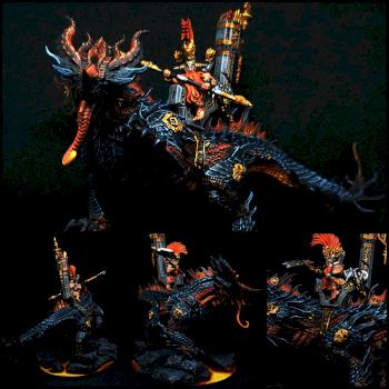 Auric Runefather on Magmadroth by antlion