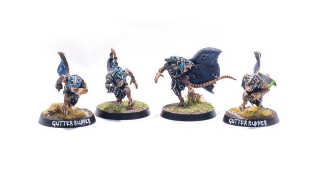 Blood Bowl Skaven Team Gutter Runners by Poepoe