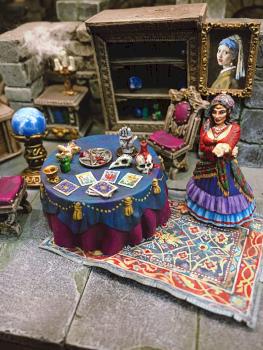 Gypsy Soothsayer's workplace by Kazanceva