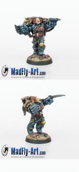Space Wolves Wolf Guard Battle Leader by MadFlyArtStudio