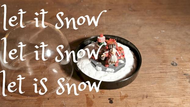 let it snow by 655 painting