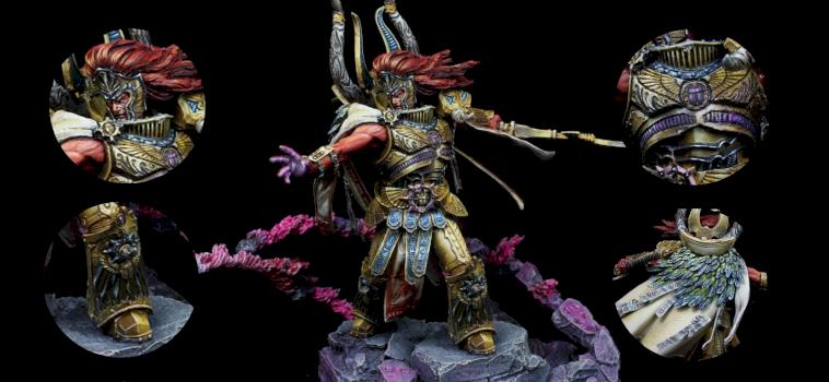 Magnus the Red, primarch of the Thousand Sons by White Weasel Studio
