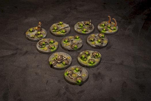 Necron Canoptek Scarabs by Poepoe