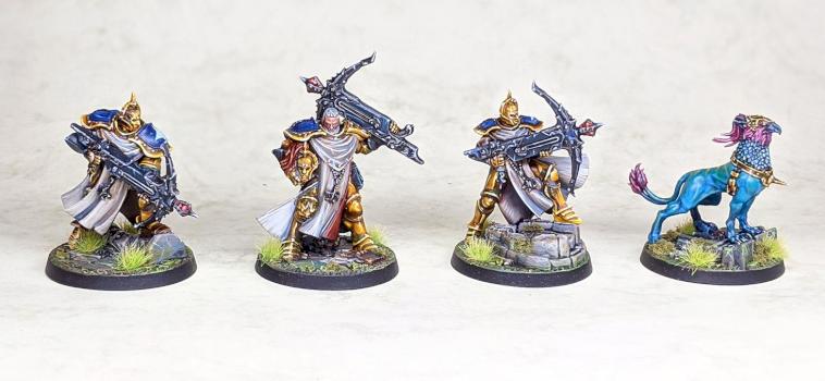 Stormcast Castigators (and bird doggy) by Joek