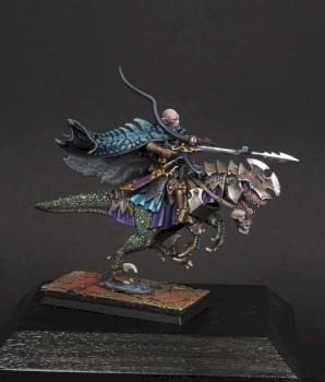Warhammer Dark Elves Dark Elf Beastmaster on Cold One by Maranith
