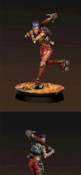 Punkapocalyptic. Roller girl by Bad Roll Games