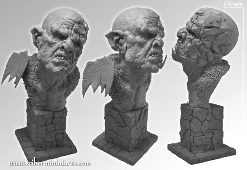 Ork bust by Scibor