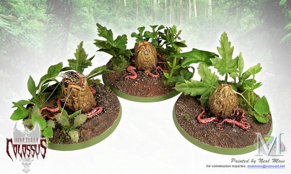 tyranid spawning pods by MFAAC