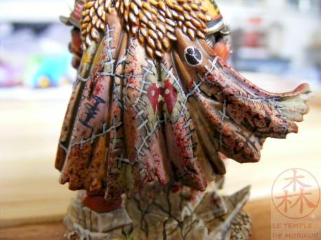 The back of my Word Bearer Lord of Chaos Azoth'Ulshaar aka by Morikun