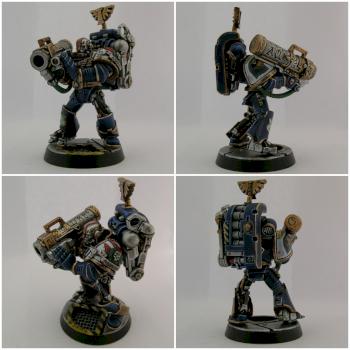 Space Marine Devastator with missile launcher by bonecamp1779