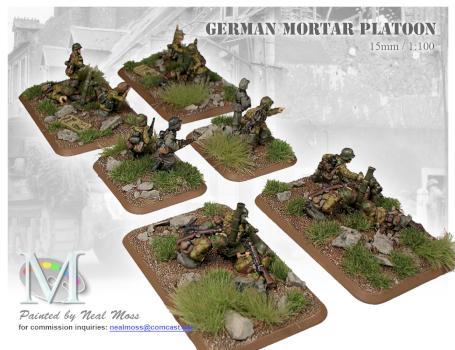 Flames of War - German Mortar Team - Commission Work by MFAAC