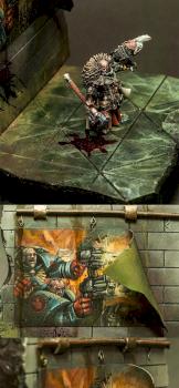 Inquisitor Coteaz - Fallen Temple diorama by Zoo Art Studio