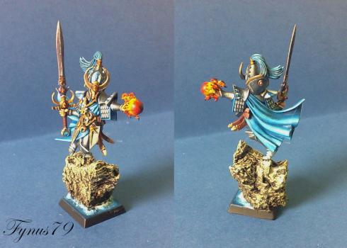 High Elf loremaster of Hoeth/Custode del sapere di Hoeth by Fynus79