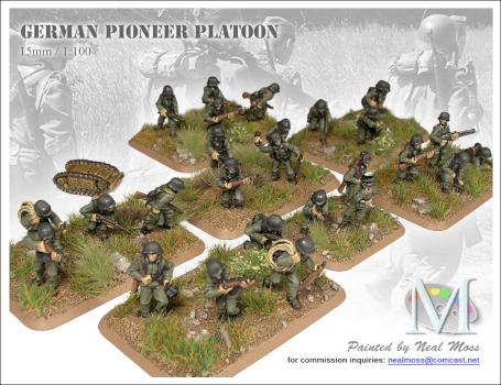 Flames of War - German Pioneer Platoon - Commission Work by MFAAC