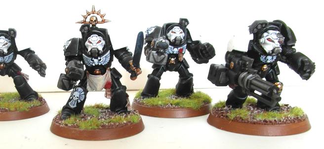 Black templars Terminators by baddruck