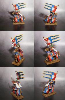 Bretonnian King's Battle Standard Bearer by peloso