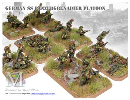 Flames of War - German SS Panzergrenadiers - Commission Work by MFAAC