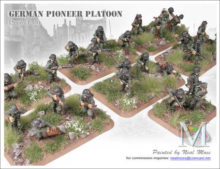 Flames of War - German Pioneer Team - Commission Work by MFAAC